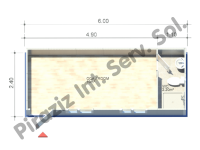 2.4×6 = 14.4 m2 Hekim Panel Containers